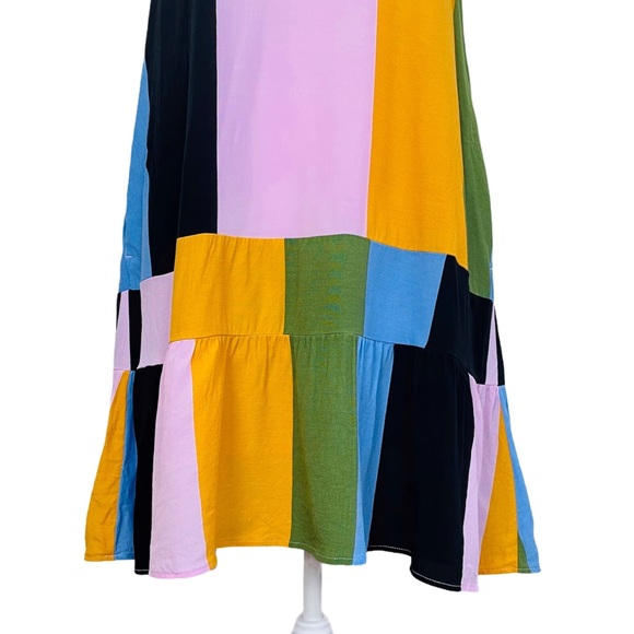 Dolan Audra Colorblock Crepe Mini Dress - Picture 9 of 13
